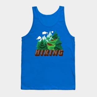 Hiking - Cool Hiker Design Tank Top